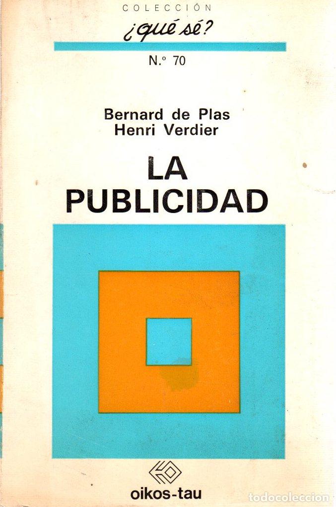 Libros: La publicidad - Plas, Bernard de / Verdier, Henri - Foto 1