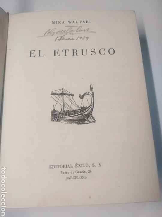 Libros: El etrusco - Mika Waltari - 1958 - Foto 3