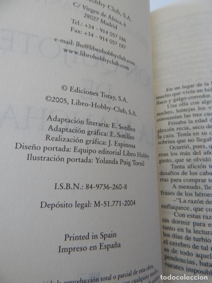 Libros: Don Quijote de La Mancha - Miguel de Cervantes - 2005 - Foto 6