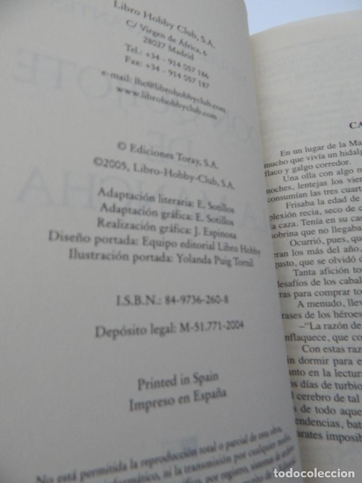 Libros: Don Quijote de La Mancha - Miguel de Cervantes - 2005 - Foto 4