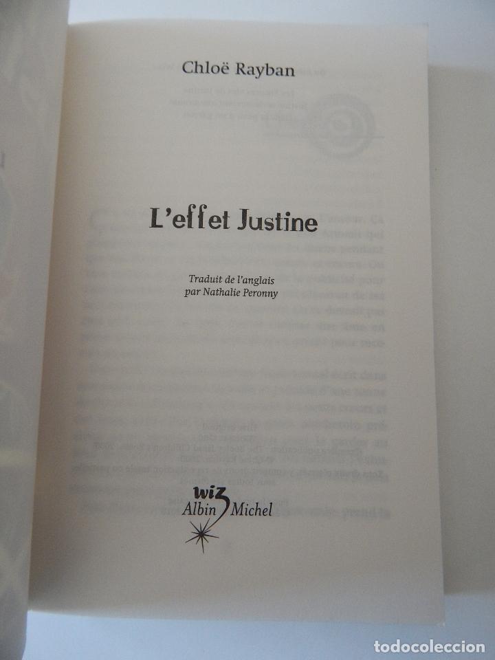 Libros: L&acute;effet Justine - Chlo&euml; Rayban, 2010 - Libro en franc&eacute;s - Foto 6