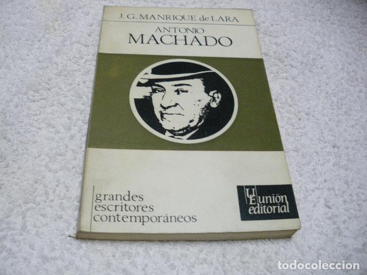 Libros: ANTONIO MACHADO - Manrique de Lara, J.G. - Foto 1