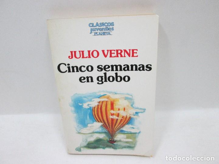 Libros: LIBRO JULIO VERNE - CINCO SEMANAS EN GLOBO - Foto 1