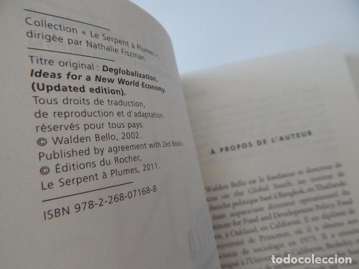 Libros: La d&eacute;mondialisation - Walden Bello, 2011 - Libro franc&eacute;s - Foto 6