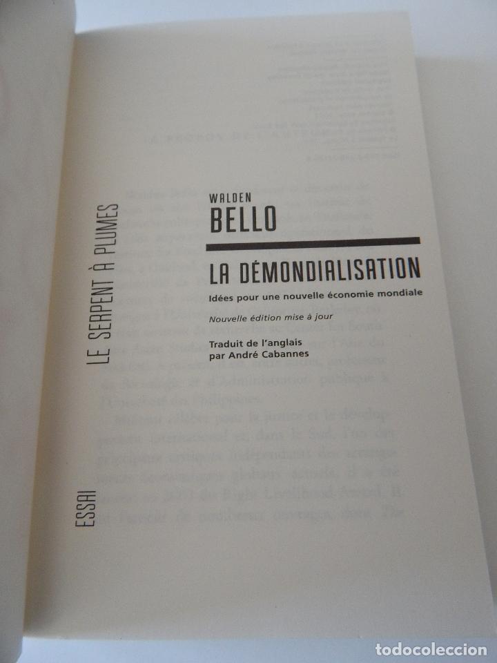 Libros: La d&eacute;mondialisation - Walden Bello, 2011 - Libro franc&eacute;s - Foto 4