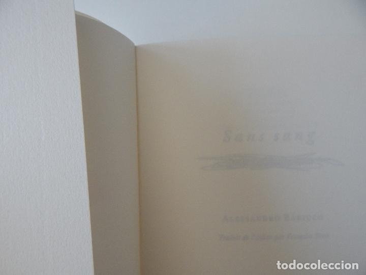 Libros: Sans sang - Alessandro Baricco, 2003 - Libro franc&eacute;s - Foto 3