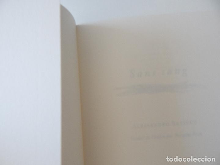 Libros: Sans sang - Alessandro Baricco, 2003 - Libro franc&eacute;s - Foto 4