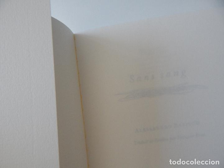 Libros: Sans sang - Alessandro Baricco, 2003 - Libro franc&eacute;s - Foto 5