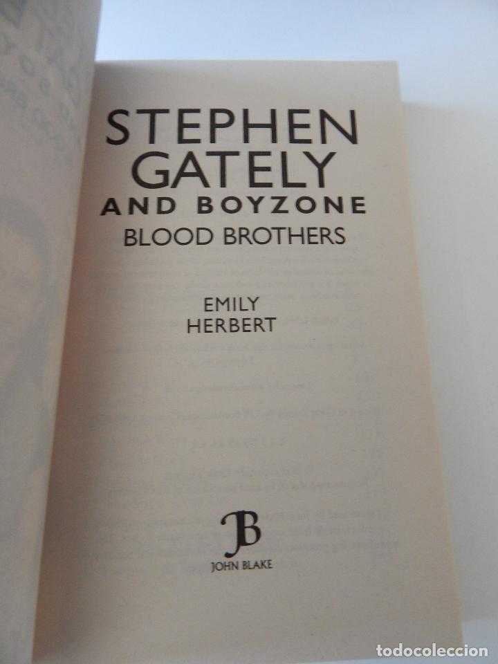Libros: Stephen Gately and boyzone Blood Brothers - Emily Herbert - Libro en ingl&eacute;s - Foto 4