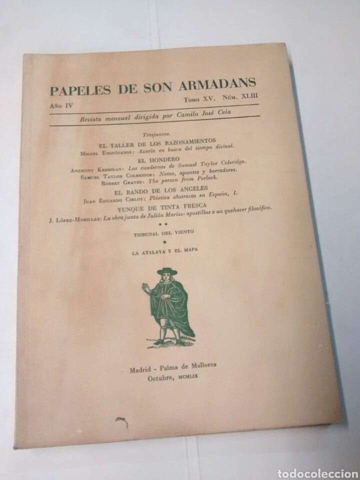 Libros: Papeles de son armadans - Cela - Octubre de 1959 - Foto 1