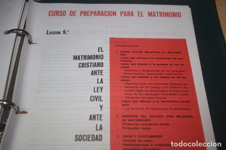 Libros: Curso de preparacion para el matrimonio 1967 - Foto 12