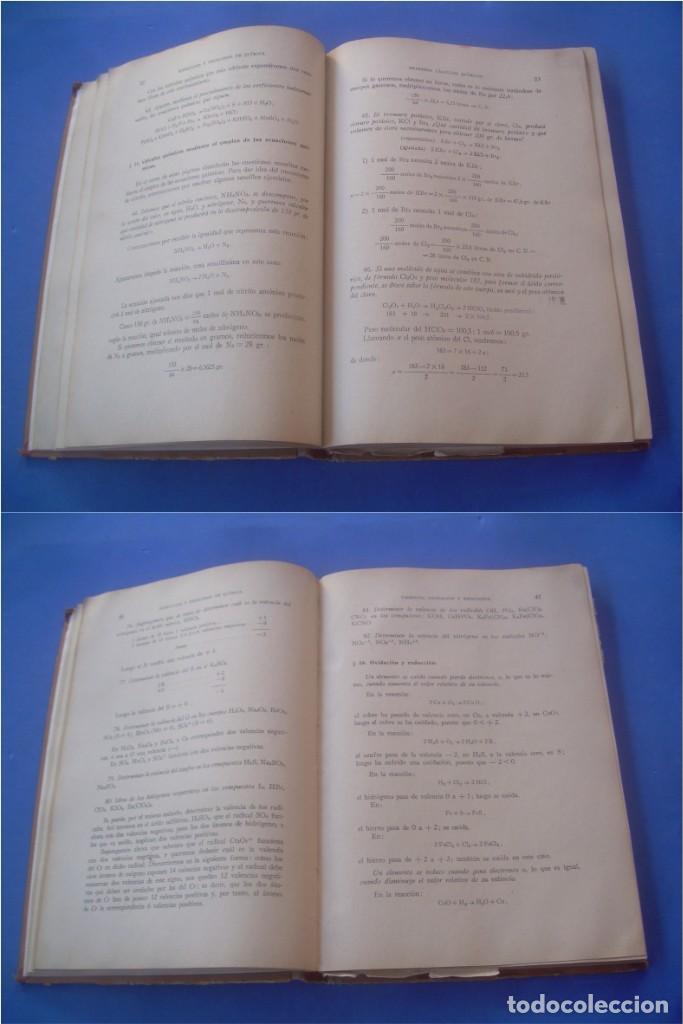 Libros: PROBLEMAS DE QU&Iacute;MICA. DOSSAT 1946 - Foto 2