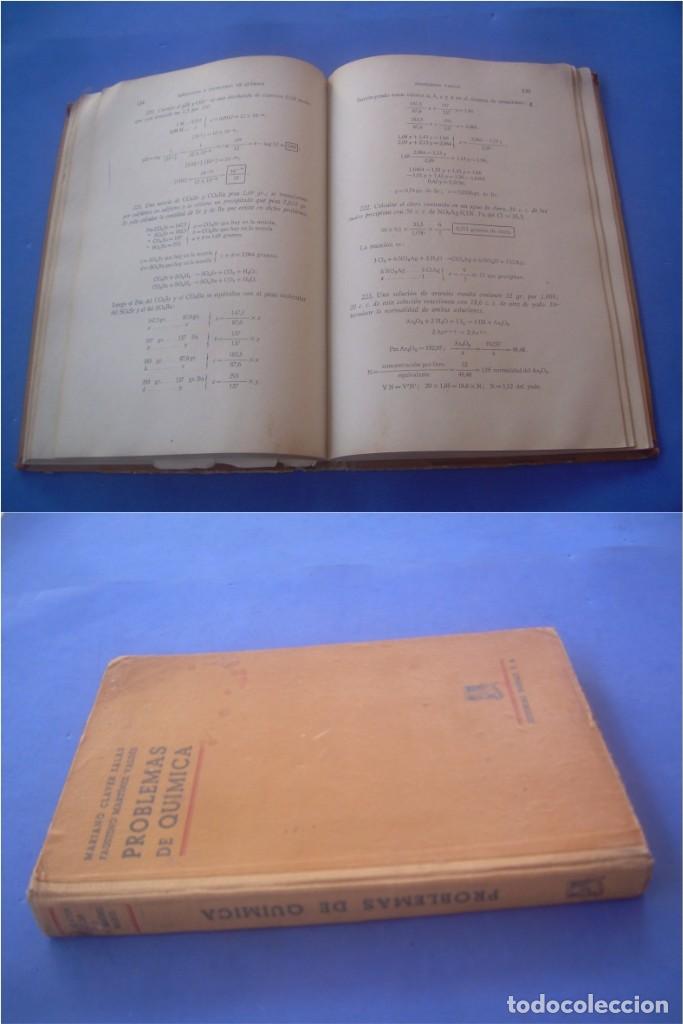 Libros: PROBLEMAS DE QU&Iacute;MICA. DOSSAT 1946 - Foto 3