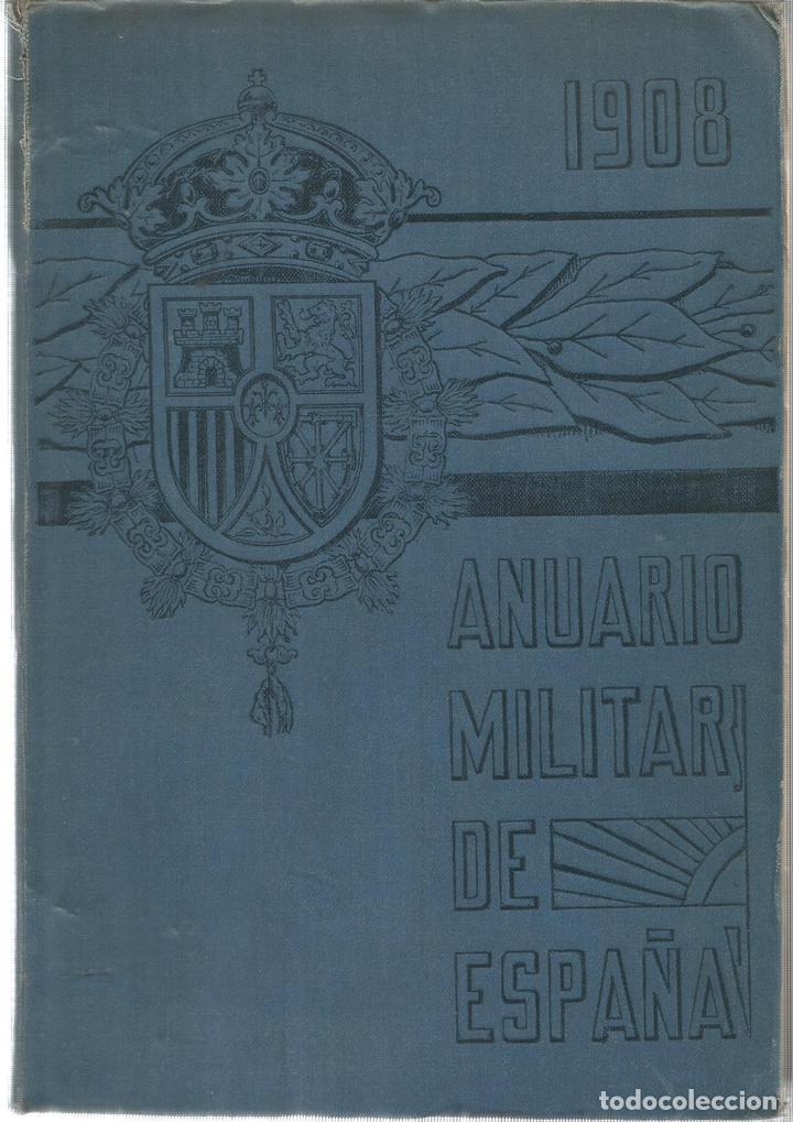 Libros: Anuario militar de Espa&ntilde;a. A&ntilde;o 1908 - Foto 1