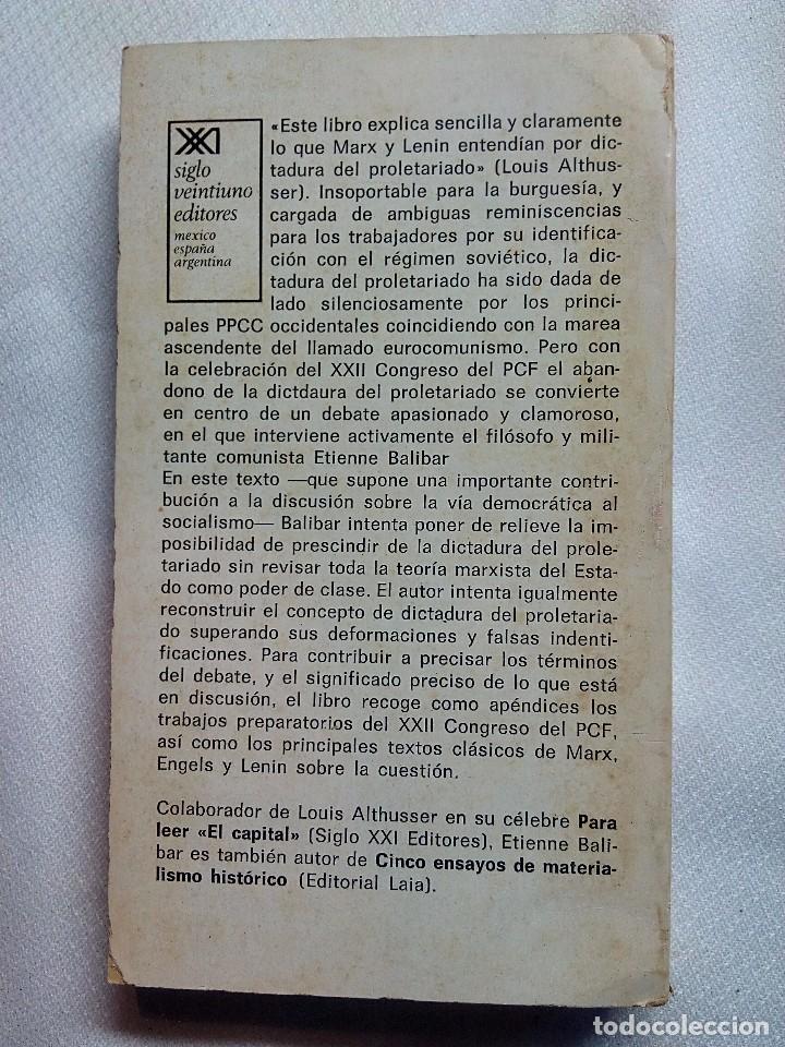 Libros: Sobre la dictadura del proletariado - Etienne BALIBAR - Foto 2
