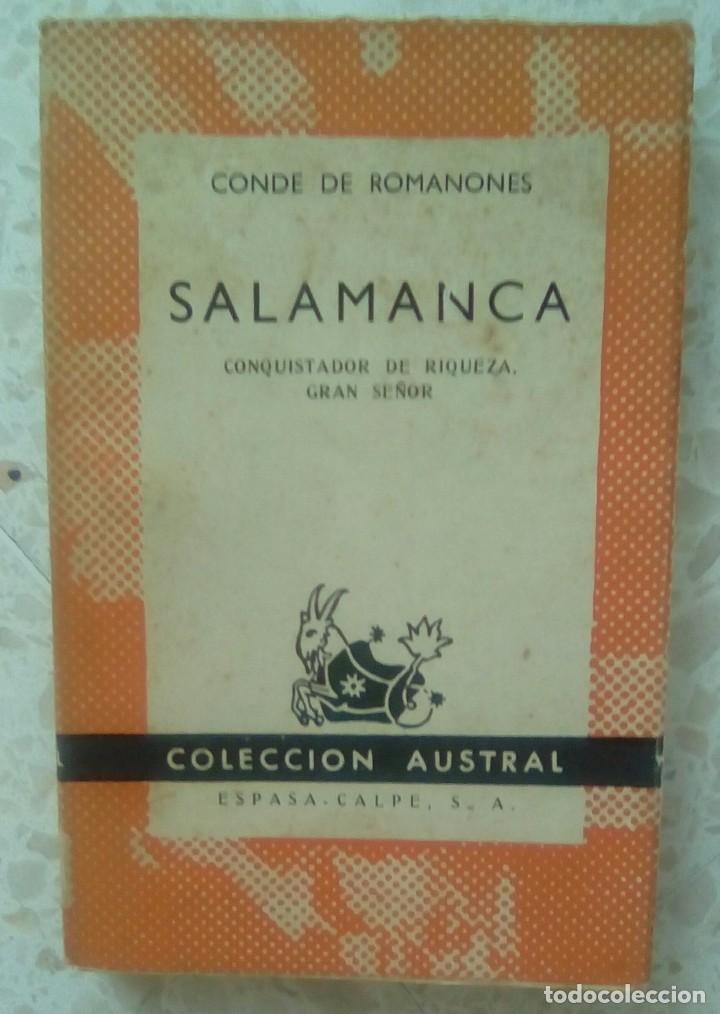 Libros: SALAMANCA.-CONQUISTADOR DE RIQUEZA, GRAN SE&Ntilde;OR.-CONDE DE ROMANONES