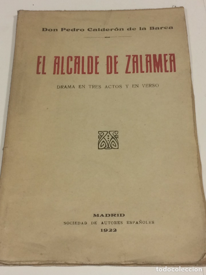 Libros: El Alcalde de Zalameca.Don Pedro Calderon de la Barca - Foto 1
