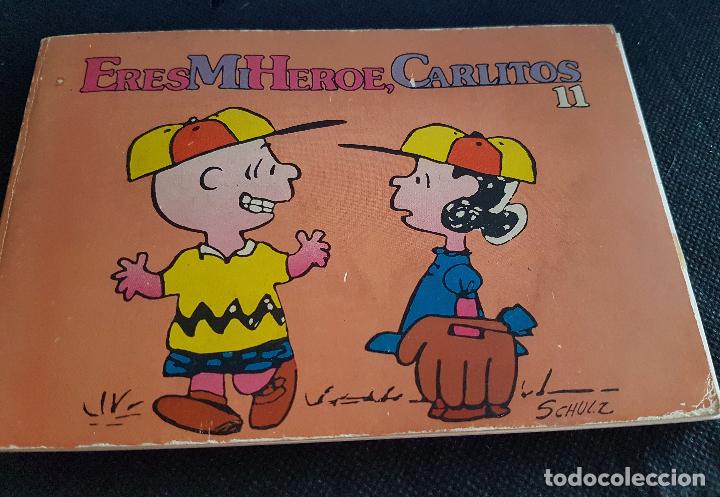 Libros: COMIC DE CARLITOS Y SNOOPY; N&Uacute;MERO 11; ERES MI H&Eacute;ROE, CARLITOS. SE&Ntilde;ALES DE USO. - Foto 1
