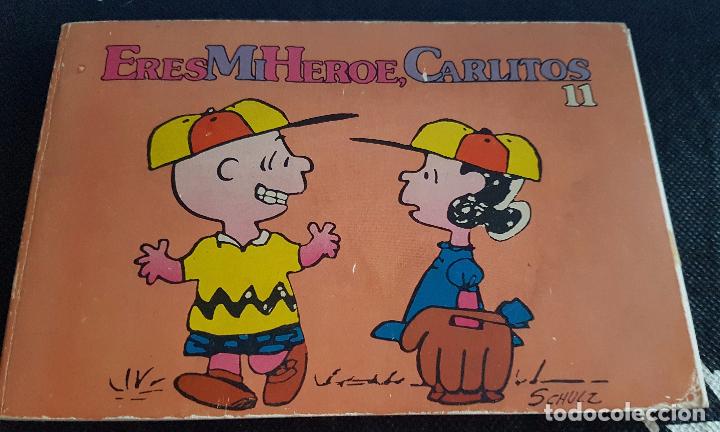 Libros: COMIC DE CARLITOS Y SNOOPY; N&Uacute;MERO 11; ERES MI H&Eacute;ROE, CARLITOS. SE&Ntilde;ALES DE USO. - Foto 2