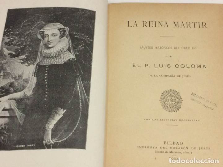 Libros: La Reina  Martir El P Luis Coloma - Foto 3