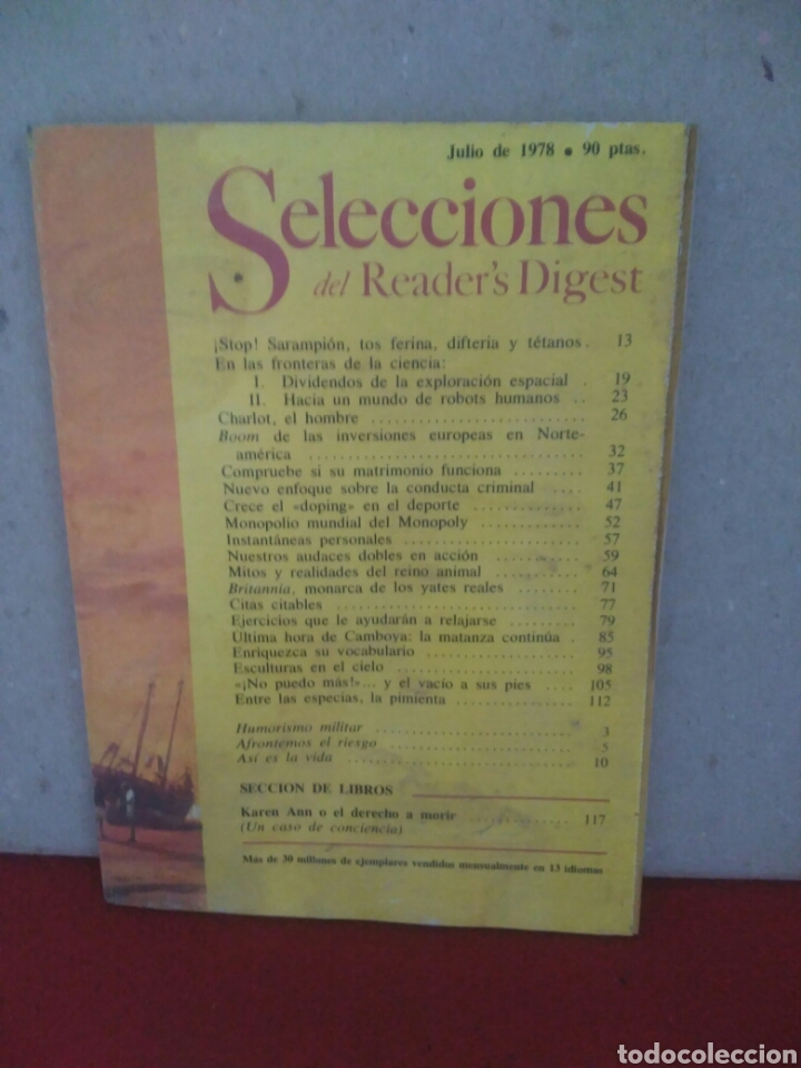 Libros: Selecciones del Readers Digest julio de 1978 - Foto 1
