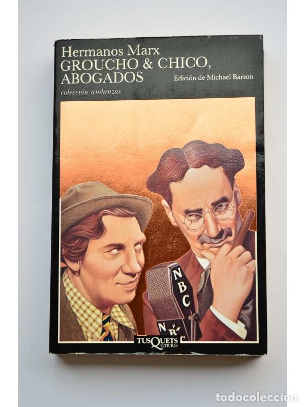 Libros: Groucho & Chico, abogados - MARX, Hermanos - Foto 1