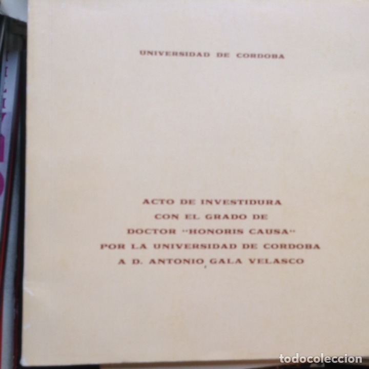Libros: Acto de investidura de Antonio Gala - Foto 1