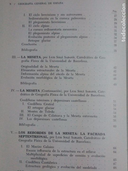 Libros: GEOGRAF&Iacute;A GENERAL DE ESPA&Ntilde;A - TERAN, M de SOL&Eacute; SABARIS, L - Foto 5