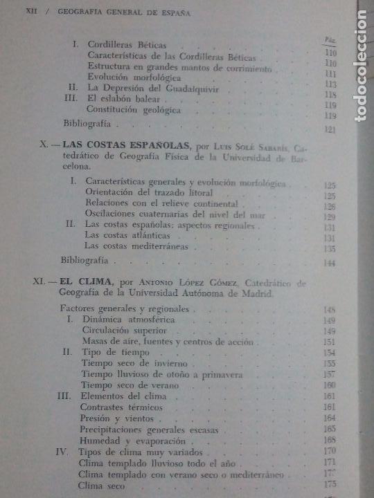 Libros: GEOGRAF&Iacute;A GENERAL DE ESPA&Ntilde;A - TERAN, M de SOL&Eacute; SABARIS, L - Foto 7