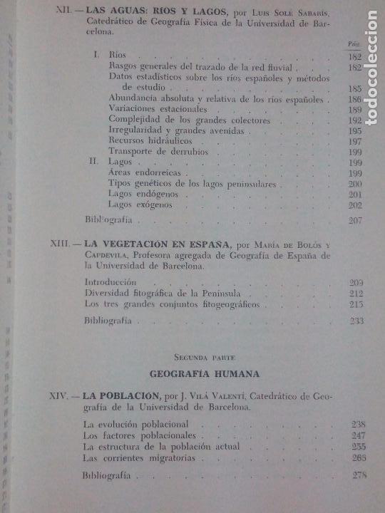 Libros: GEOGRAF&Iacute;A GENERAL DE ESPA&Ntilde;A - TERAN, M de SOL&Eacute; SABARIS, L - Foto 8