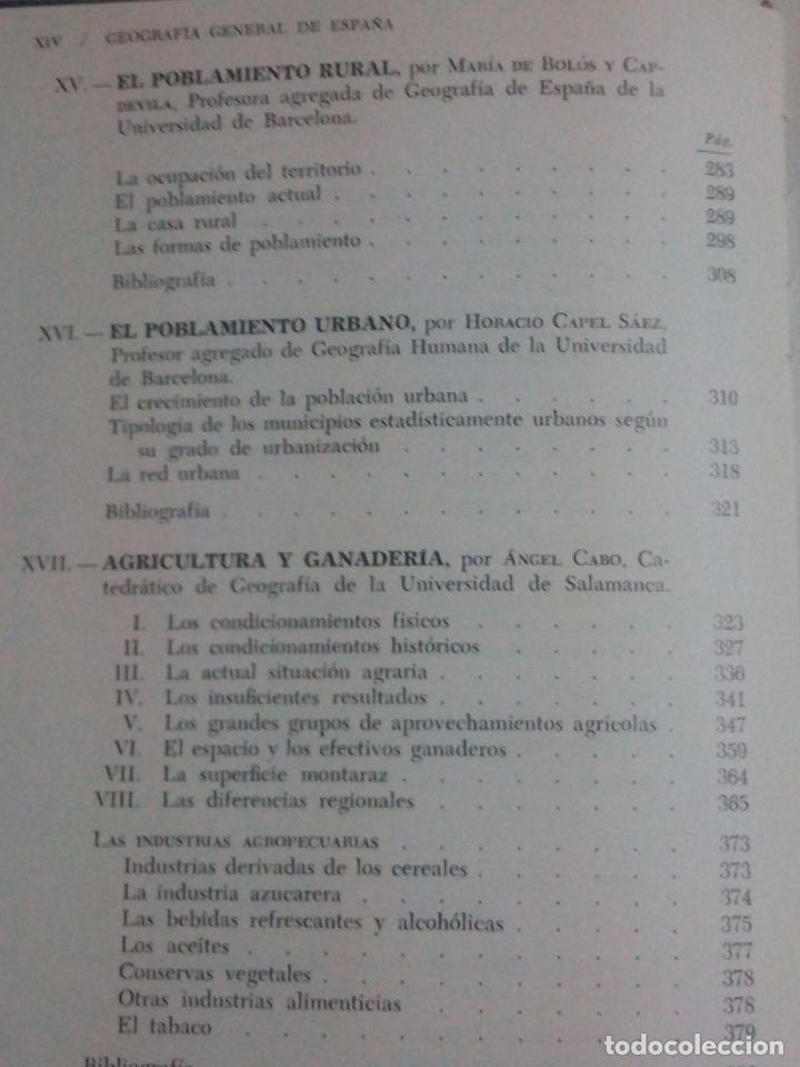 Libros: GEOGRAF&Iacute;A GENERAL DE ESPA&Ntilde;A - TERAN, M de SOL&Eacute; SABARIS, L - Foto 11