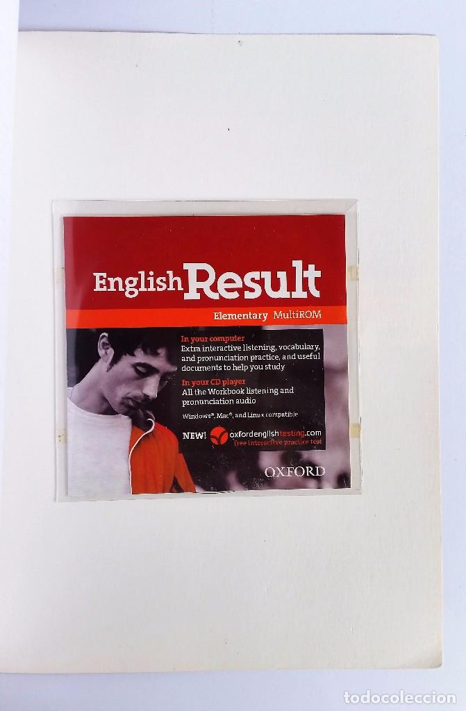 Libros: ENGLISH RESULT - ELEMENTARY WORKBOOK + ELEMENTARY MULTIROM. EDITORIAL OXFORD. COMO NUEVO. - Foto 2