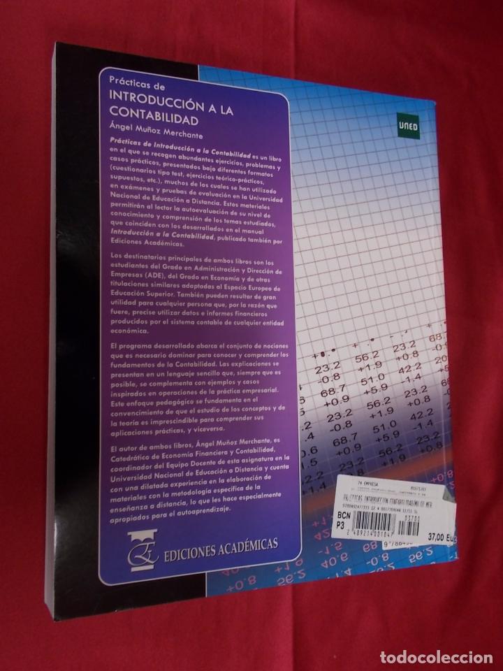 Libros: PRACTICAS DE INTRODUCCI&Oacute;N A LA CONTABILIDAD &Aacute;NGEL MU&Ntilde;OZ MERCHANTE. EDICIONES ACADEMICAS. 2012. 2&ordf; ED - Foto 5