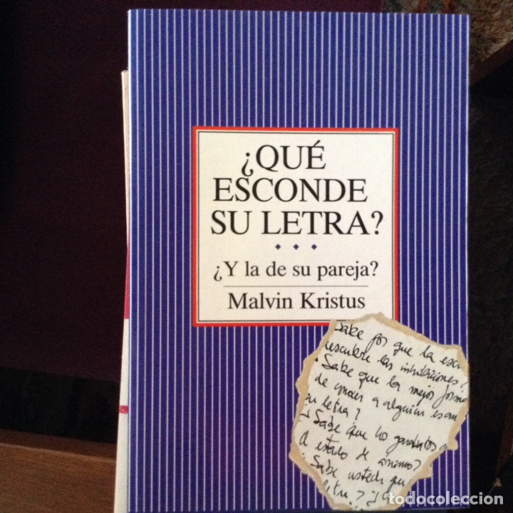 Libros: &iquest;Qu&eacute; esconde su letra?. Malvin Kristus - Foto 1