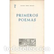 Libros: PRIMEROS POEMAS - Horno Delgado,Asunci&oacute;n - Foto 1