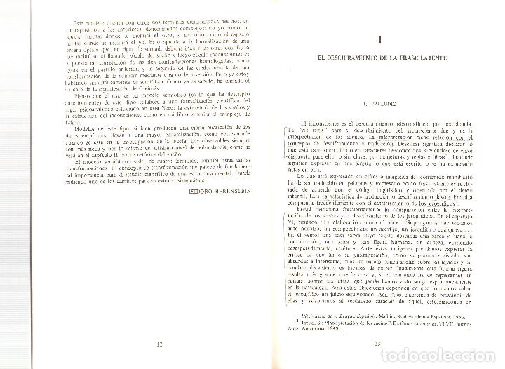 Libros: PSICOAN&Aacute;LISIS Y SEMI&Oacute;TICA DE LOS SUE&Ntilde;OS - I. Berenstein - Foto 4
