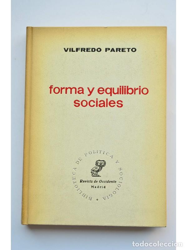 Libri di seconda mano: Forma y equilibrio sociales - PARETO, Vireto