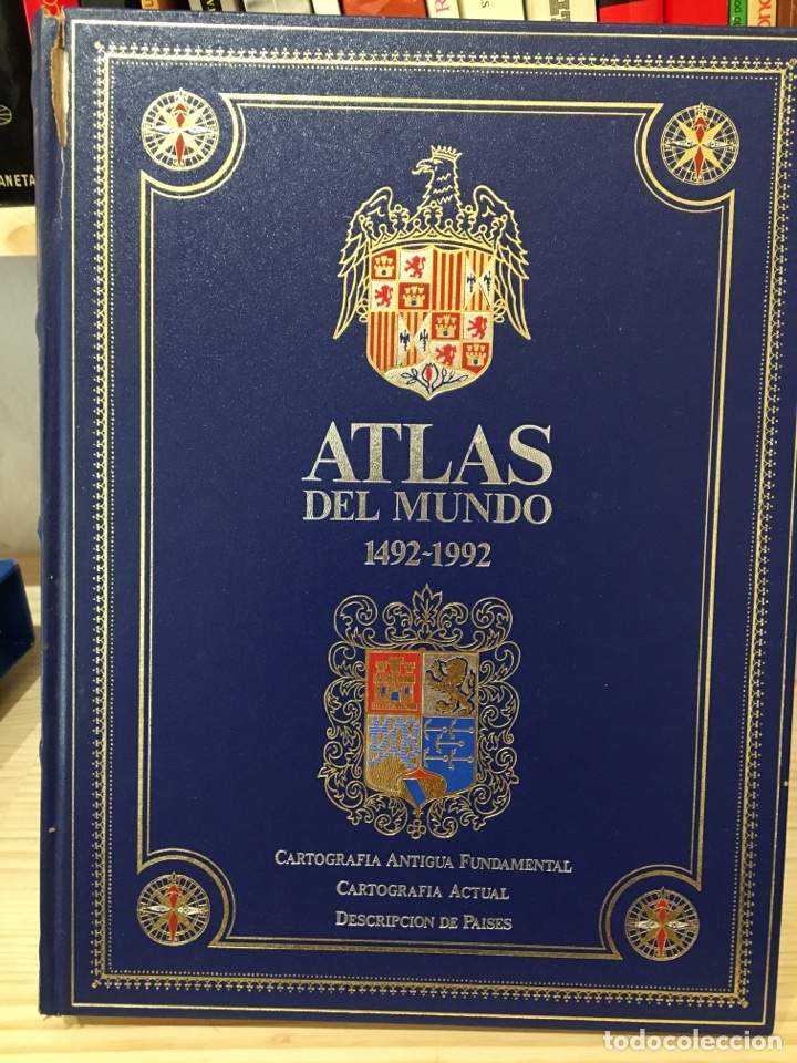 Libros: Atlas del mundo. 1492-1992 - Foto 1