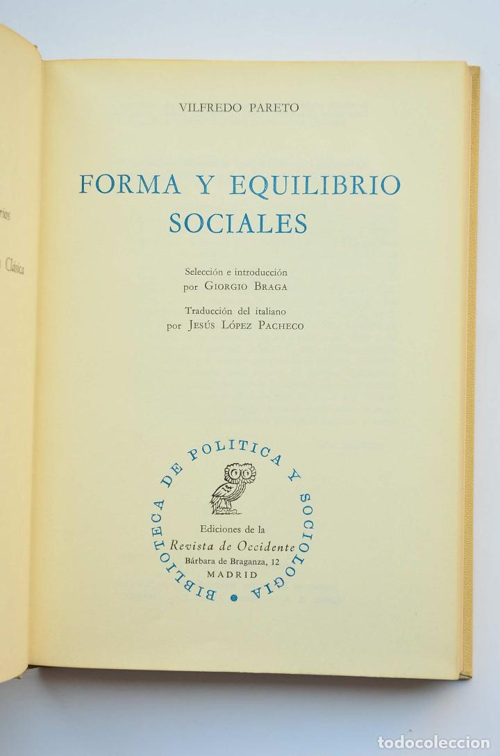 Libros: Forma y equilibrio sociales - PARETO, Vireto - Foto 2