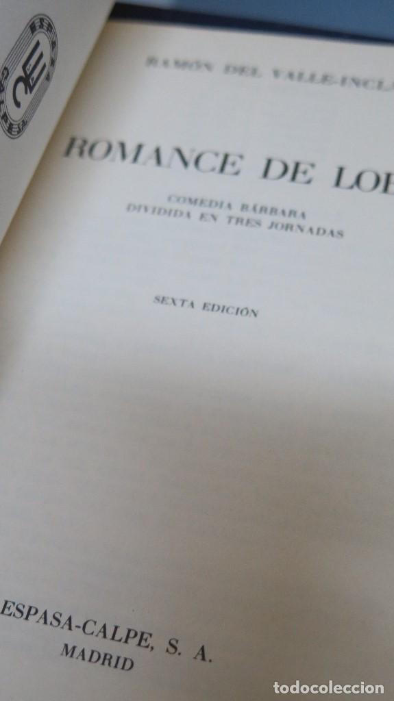 Libros: 1977.- ROMANCE DE LOBOS. VALLE-INCLAN. AUSTRAL - Foto 2