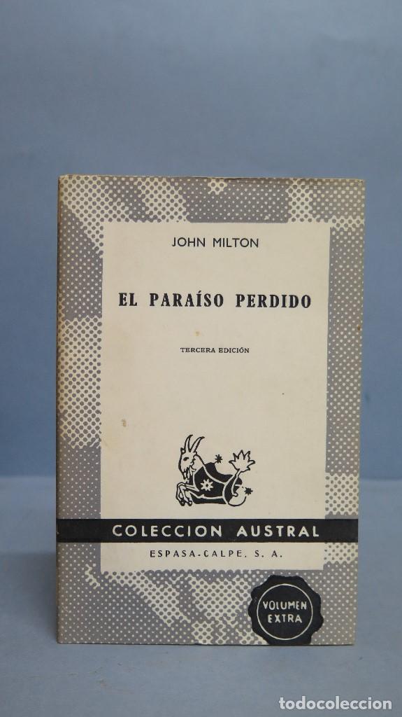 Libros: 1966.- EL PARAISO PERDIDO. JOHN MILTON. AUSTRAL - Foto 1