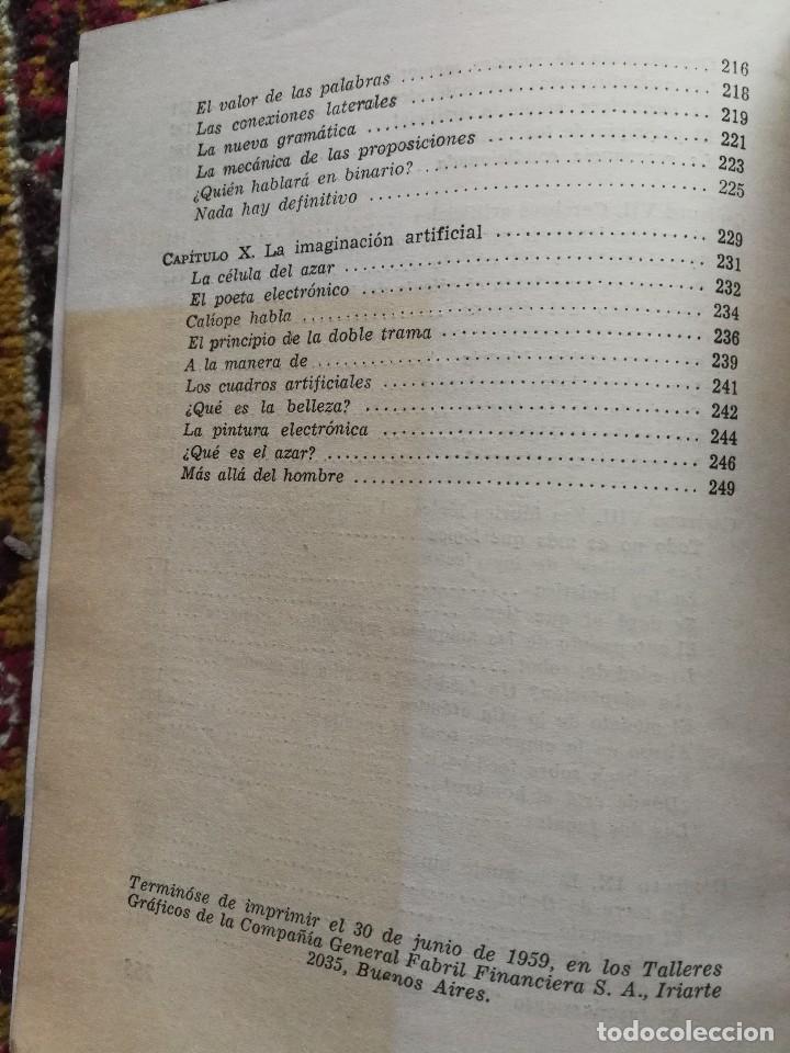 Libros: LA ERA DE LOS ROBOTS - ALBERT DUCROCQ, FABRIL EDITORA, 1959. - Foto 9