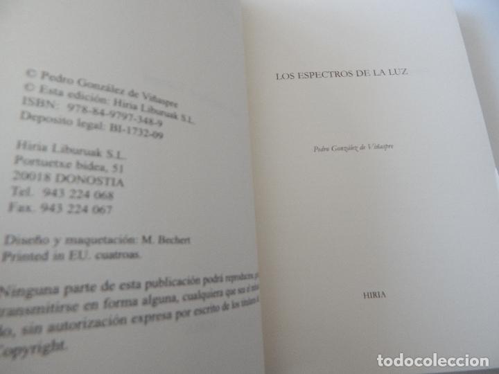 Libros: Los espectros de la luz - Pedro Gonz&aacute;lez de Vi&ntilde;aspre - Foto 4