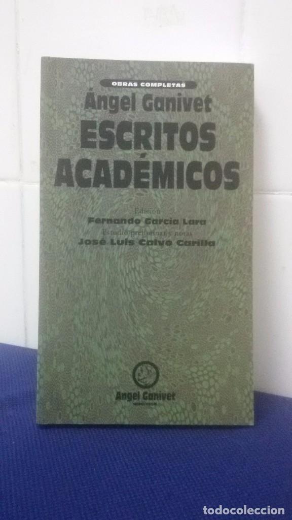 Libros: ESCRITOS ACAD&Eacute;MICOS &ndash; ANGEL CANIVET &ndash; OBRAS COMPLETAS - Foto 1