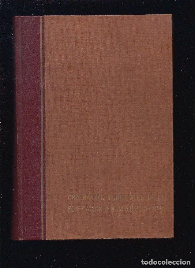 Libros: ORDENANZAS MUNICIPALES DE LA EDIFICACION EN MADRID - VARIOS - Foto 2