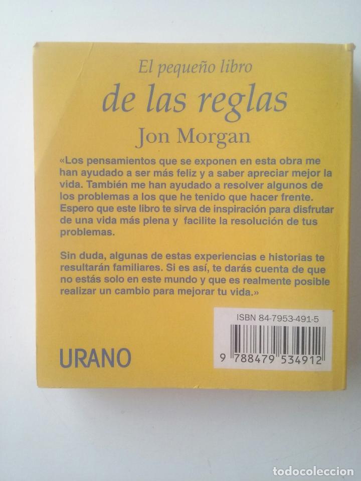 Libros: EL PEQUE&Ntilde;O LIBRO DE LAS REGLAS - JON MORGAN - Foto 2