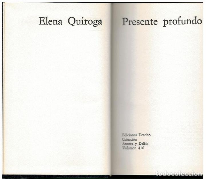 Libros: PRESENTE PROFUNDO. 1&ordf; edici&oacute;n. - Foto 1