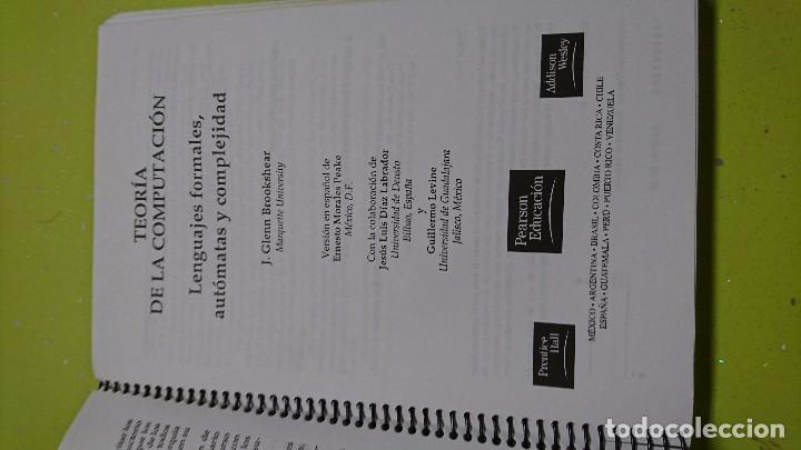 Libros: TEOR&Iacute;A DE LA COMPUTACI&Oacute;N, PEARSON - Foto 2