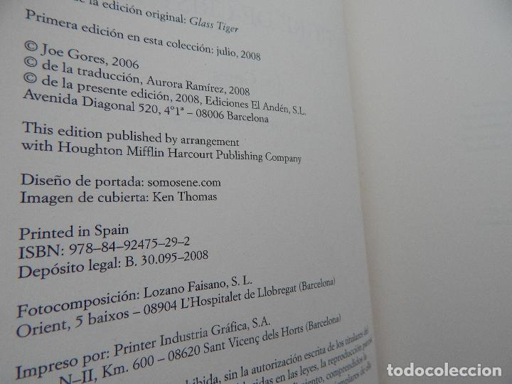 Libros: Tigre de cristal - Joe Gores - Foto 6