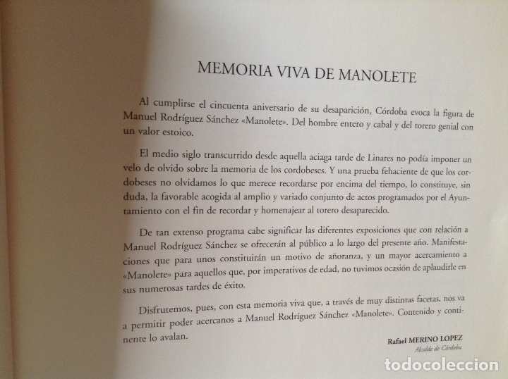 Libros: Todo Manolete. Cincuentenario - Foto 4